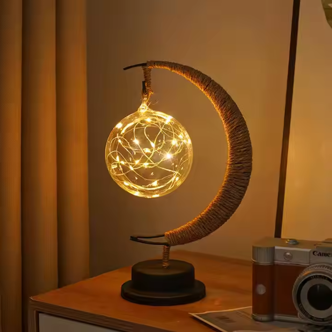 MiLuna© | Lampada magica a mezza luna ( artigianale )