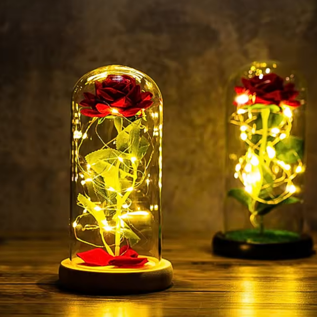 Rosa-in-teca-con-luce-calda-per-decorazione